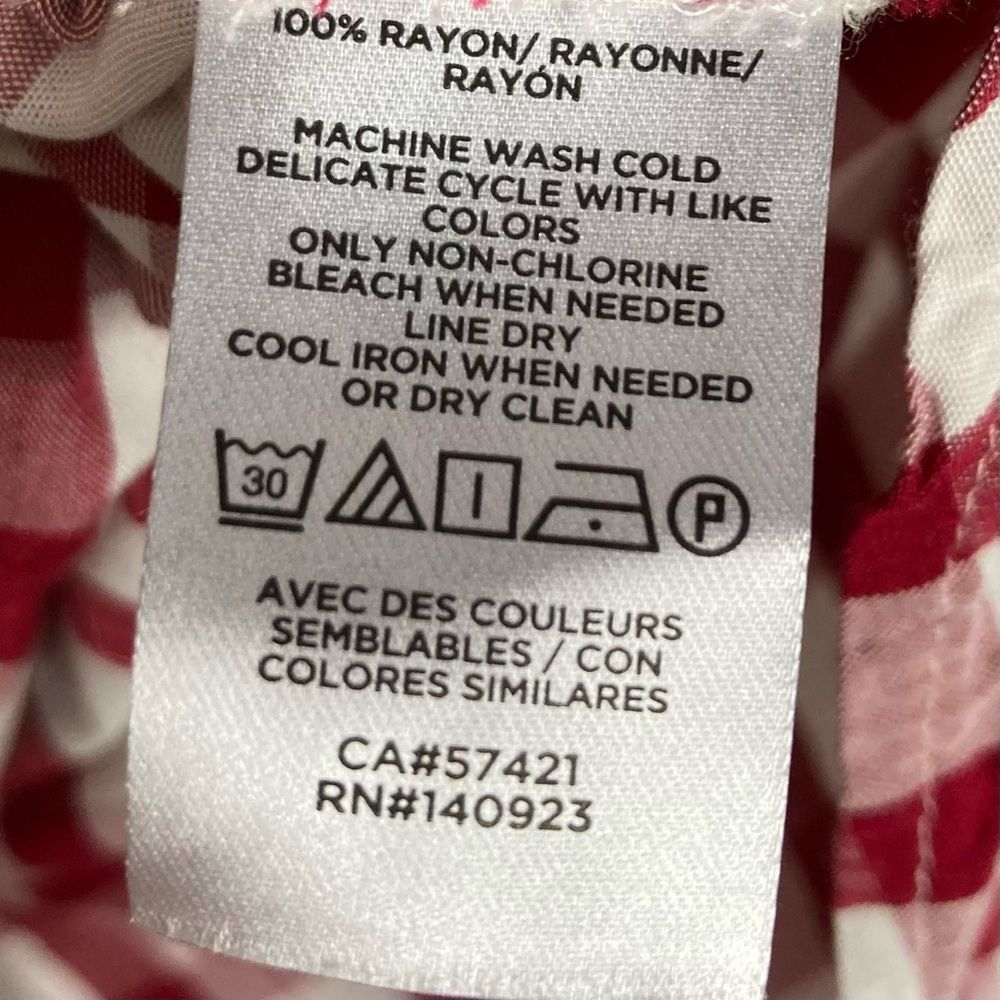 Loft Medium Gingham Button Down Long Sleeve Blouse - image 4